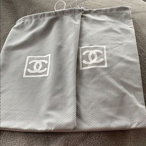 Chanel Shoe dust bags (pair)